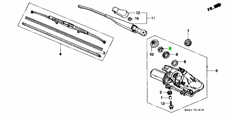 Honda76709-SE0-A01(76709SE0A01)