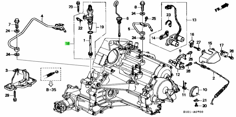 Купить Honda 24451PGN000 (24451-PGN-000) Палец. Цены, быстрая доставка, фотограф