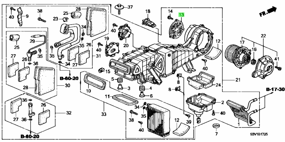 Honda79211-S3V-A01(79211S3VA01)