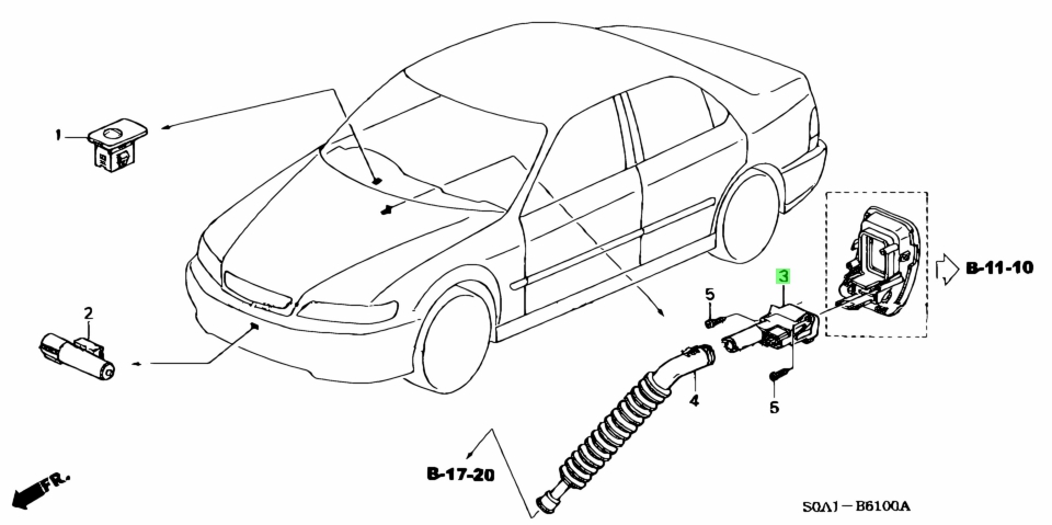 Honda80530-S0A-941(80530S0A941)