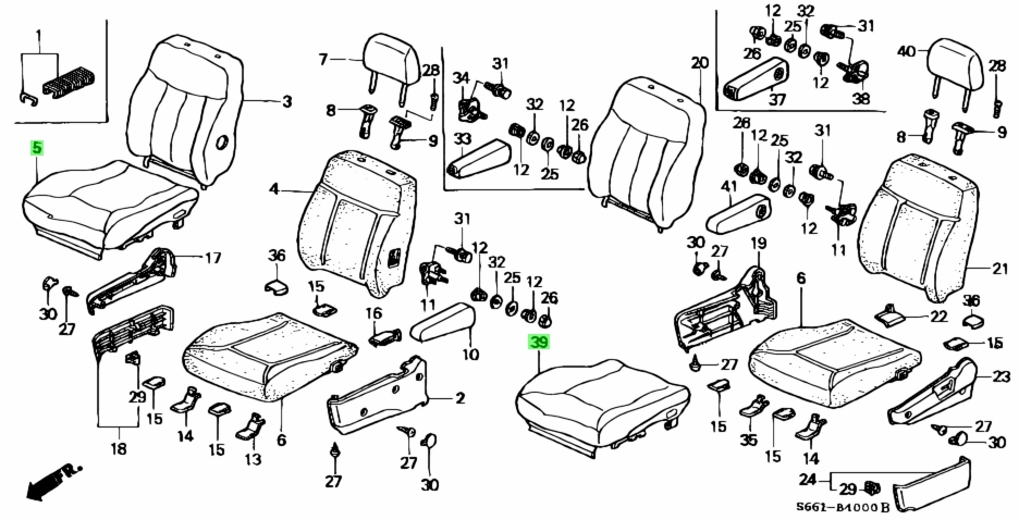 Купить Honda 81128SNBJ11ZA (81128-SNB-J11ZA) Cover, R. Fr. Seatback *nh167L* для