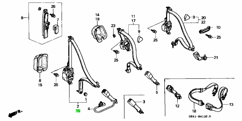 Buy Genuine Honda 81850SX0J02ZA (81850-SX0-J02ZA) Tongue, L. Fr ...