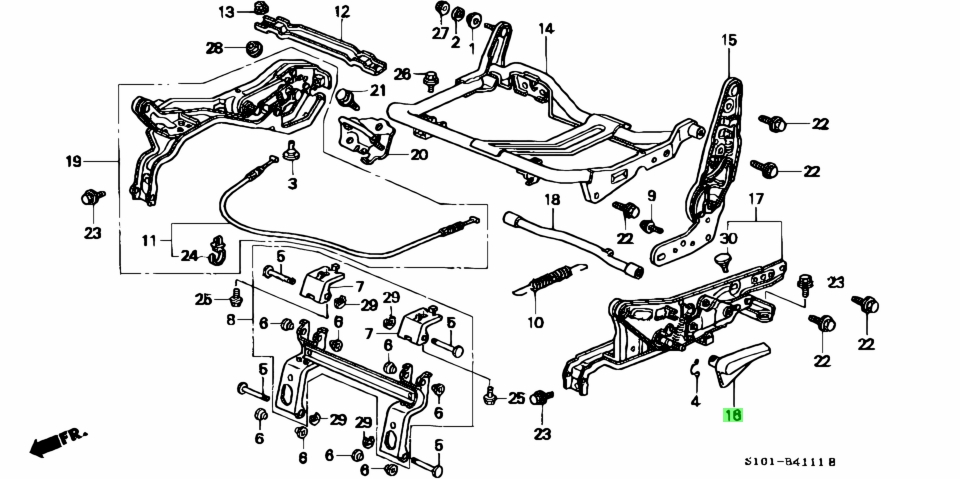 Honda cr v схема запчастей