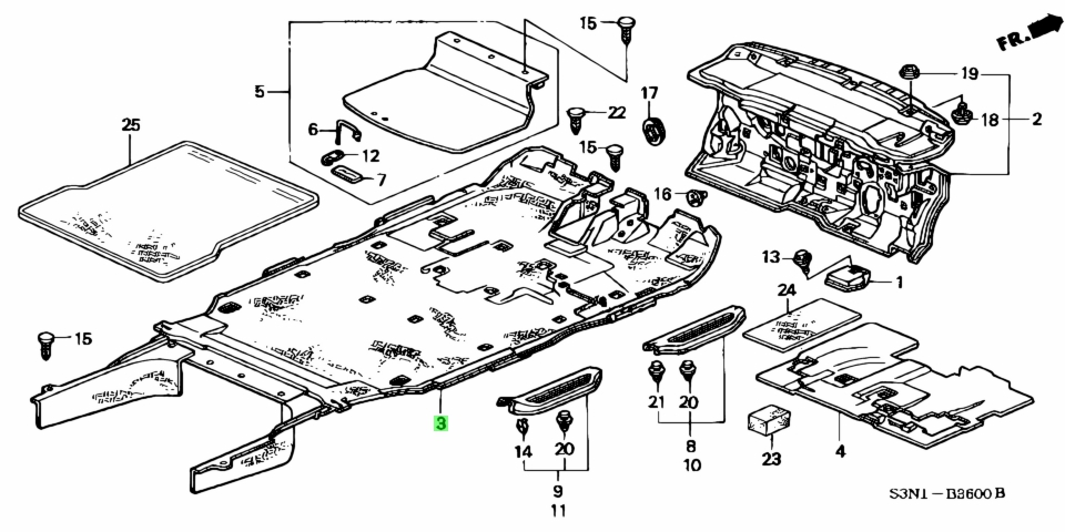 Honda83301-S3N-J31ZA(83301S3NJ31ZA)