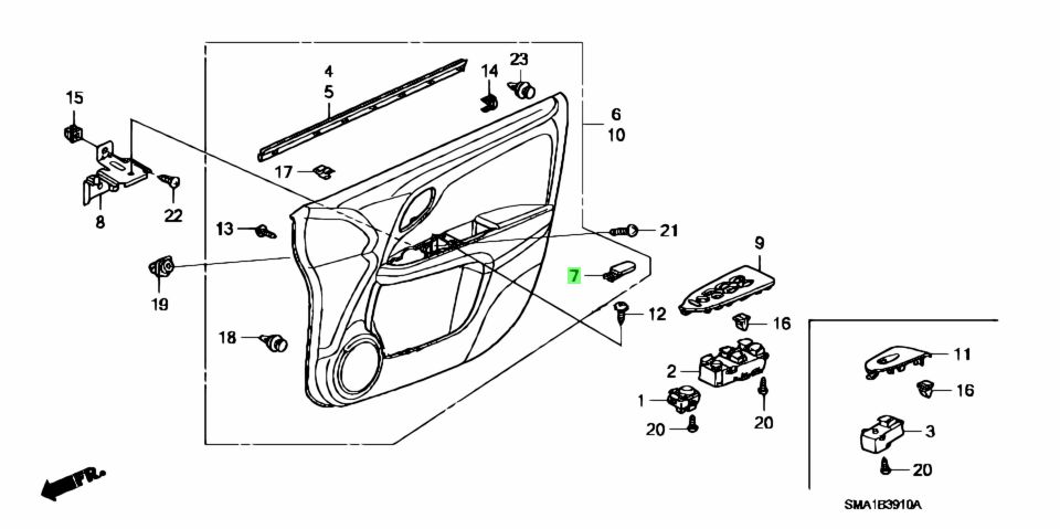 Стрим двери. Клипса карты двери Хонда CRV 3 поколение. Дверь Хонда стрим рн1. Схема двери Хонда стрим 2001. Элементы дверного замка модели Hyundai Honda CRV.