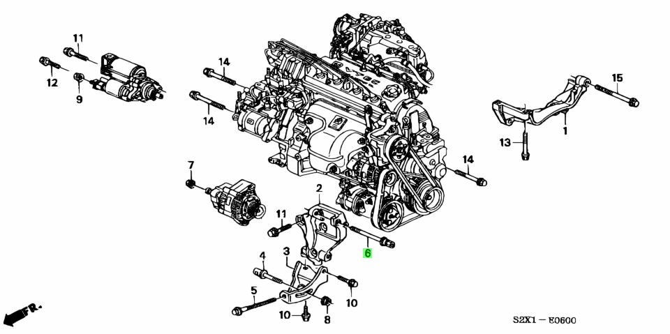 Схема грм f23a