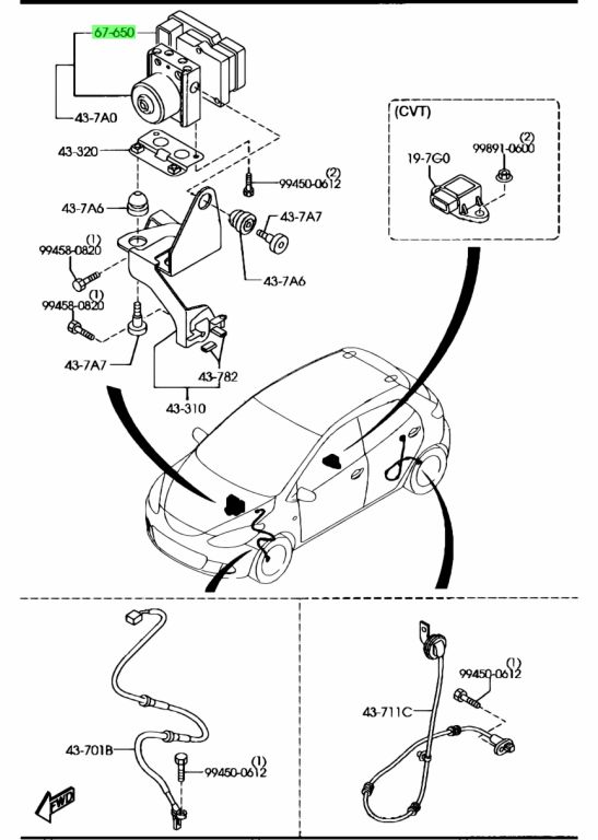 Схема предохранителей mazda demio de3fs