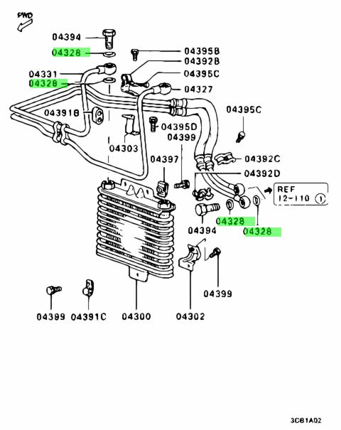 Mitsubishi mb 033054