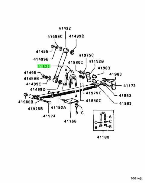 Buy Genuine Mitsubishi MB111253 Stopper,rr Susp Lwr Arm Bump;stopper,rr  Susp Spring Bump. Prices, fast shipping, photos, weight - Amayama