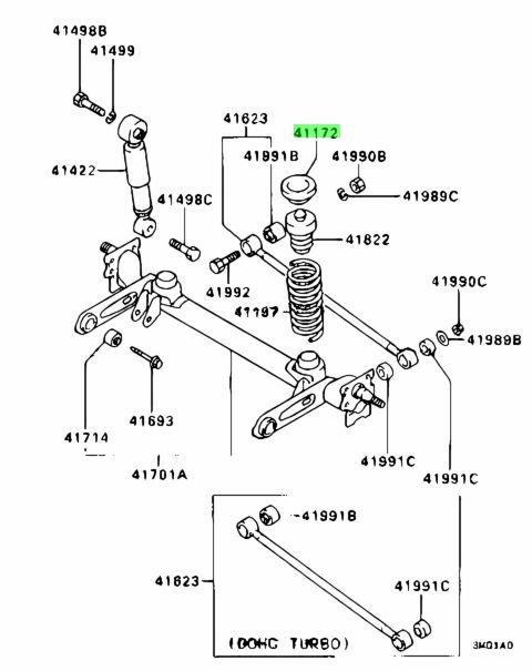 Buy Genuine Mitsubishi MB242736 Sheet,rr Susp Spring,upr. Prices, fast ...