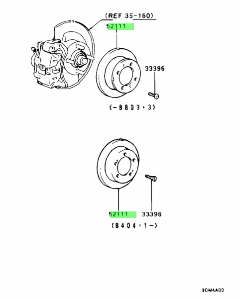 Buy Genuine Mitsubishi Mb Disc Rr Brake For Mitsubishi Starion Prices Fast Shipping