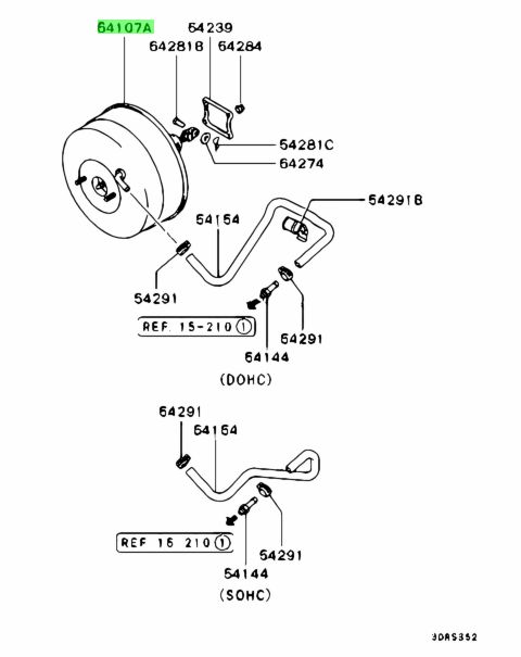 Buy Genuine Mitsubishi MB857755 Booster Assy,brake for Mitsubishi ...