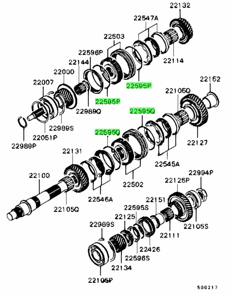 Buy Genuine Mitsubishi MB886479 Spring,m/t Synch Key. Prices, fast ...