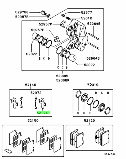 Buy Genuine Mitsubishi Mb Spring Rr Brake Pad Anti Rattle For Mitsubishi Gto Prices Fast