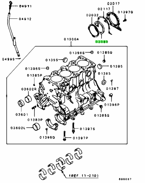 Buy Genuine Mitsubishi MD174940 Oil Seal,crankshaft,rr. Prices, fast ...