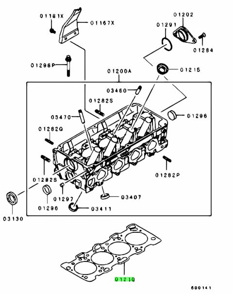 Mitsubishi md346925 прокладка