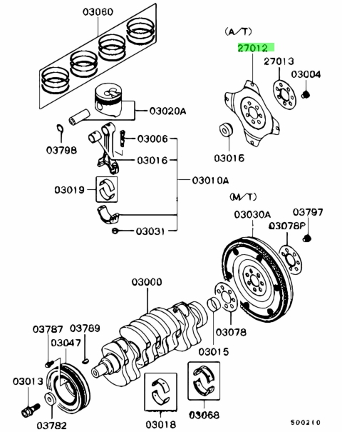 Buy Genuine Mitsubishi MD761297 Plate,a/t Drive. Prices, fast shipping ...