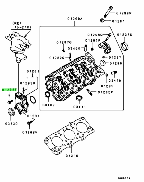 Buy Genuine Mitsubishi MF140225 Bolt. Prices, fast shipping, photos ...