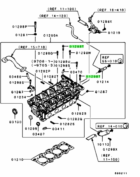 Buy Genuine Mitsubishi MF140230 Bolt. Prices, fast shipping, photos ...