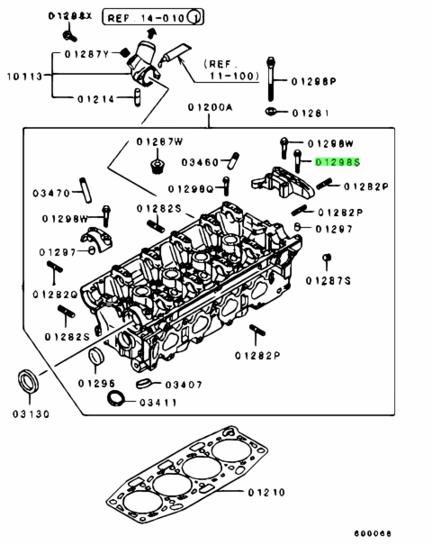 Buy Genuine Mitsubishi MF140234 Bolt. Prices, fast shipping, photos ...