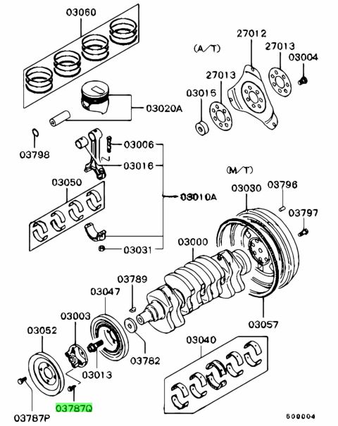 Buy Genuine Mitsubishi MF140423 Bolt. Prices, fast shipping, photos ...