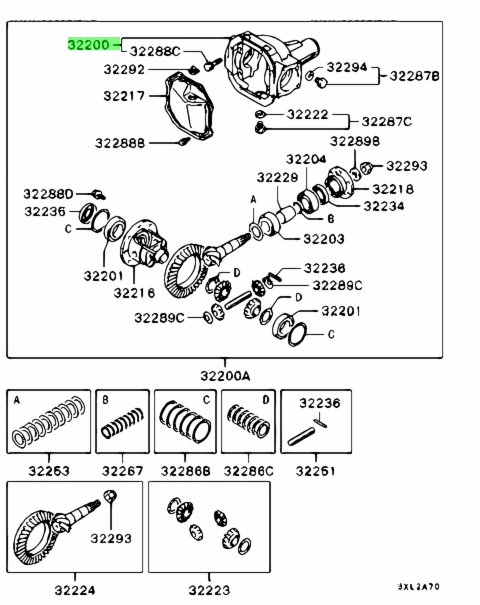 Buy Genuine Mitsubishi Mn Carrier Fr Diff For Mitsubishi Pajero Mini Prices Fast