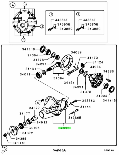 Buy Genuine Mitsubishi Mq Carrier Rr Diff For Mitsubishi Delica