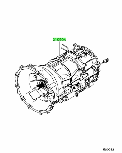 Buy Genuine Mitsubishi MR165546 Manual Transmission Sub Assy for ...