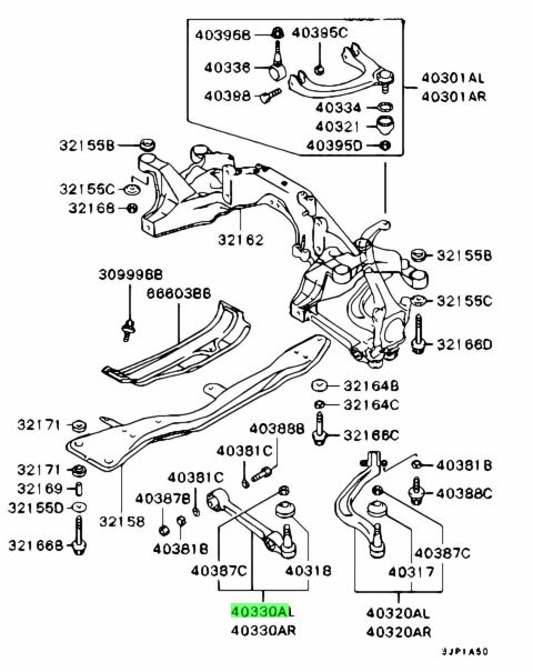 Buy Genuine Mitsubishi MR208487 Arm Assy,fr Susp Lateral,lwr Lh for ...