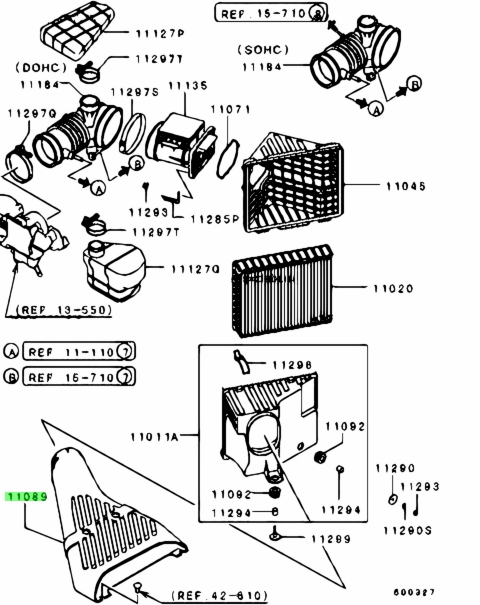 Buy Genuine Mitsubishi Mr Duct Air Cleaner Intake For Mitsubishi Diamante Prices Fast