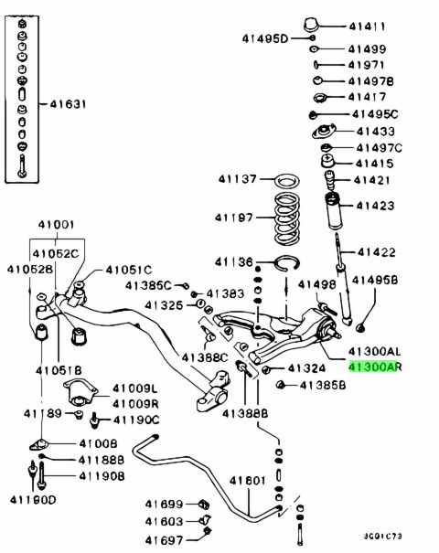 Buy Genuine Mitsubishi MR297044 Arm Assy,rr Susp,lwr Rh. Prices, fast ...