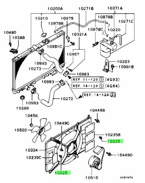 Клипса mitsubishi mu000977