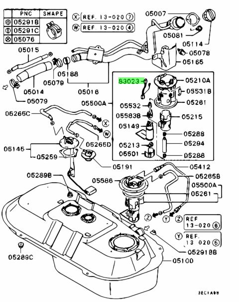 Buy Genuine Mitsubishi MR431120 Harness