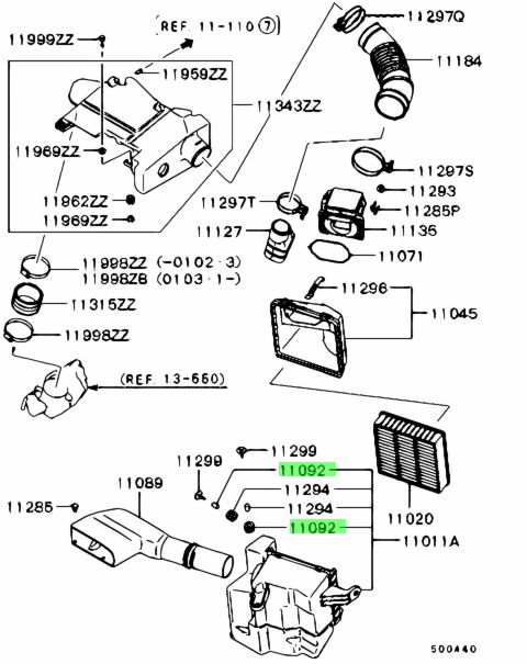 Mitsubishi mr 450097