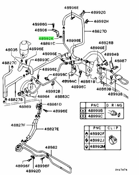 Клипса mitsubishi mu000977