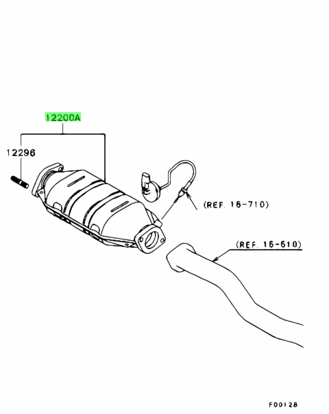 Buy Genuine Mitsubishi MR529921 Converter Assy,catalytic for Mitsubishi ...