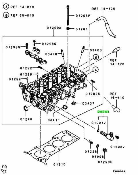 Buy Genuine Mitsubishi MR984259 Valve,oil Feeder Control. Prices, fast ...