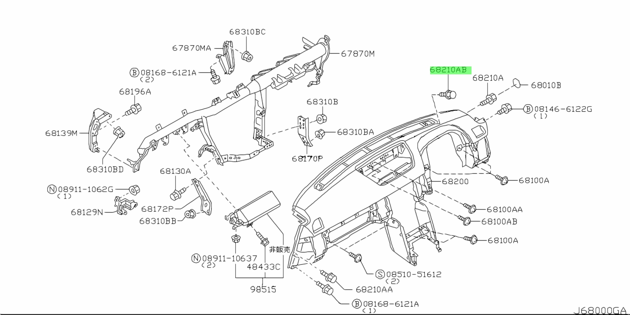 Nissan 01125 s213e