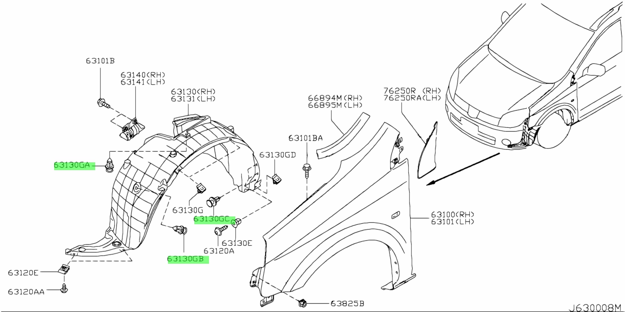 Nissan 01553 10251