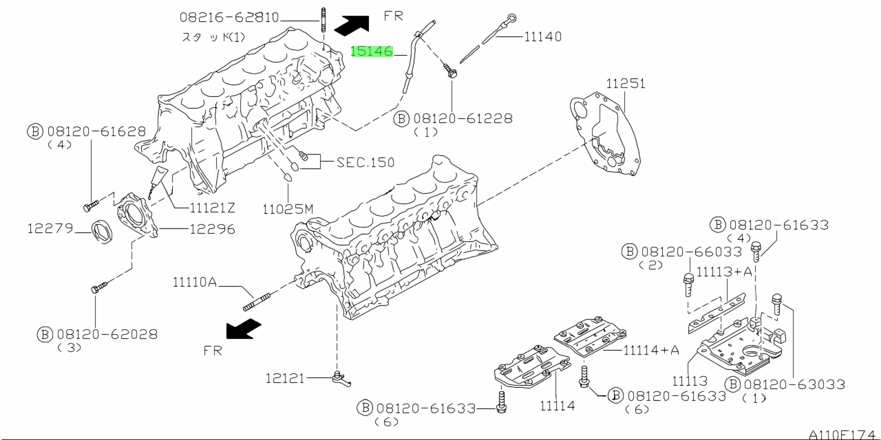 Buy Genuine Nissan 1115075T00 (11150 75T00) Guide, Oil Level Gauge