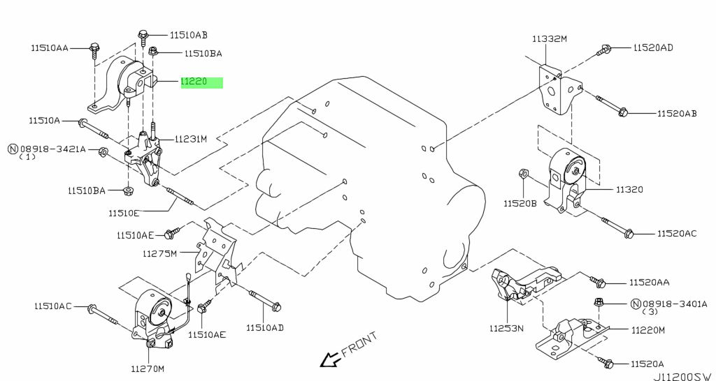 Nissan 11210 jd000