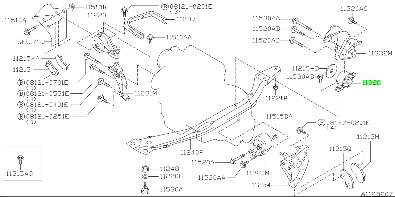 Nissan11320-0E101(113200E101)