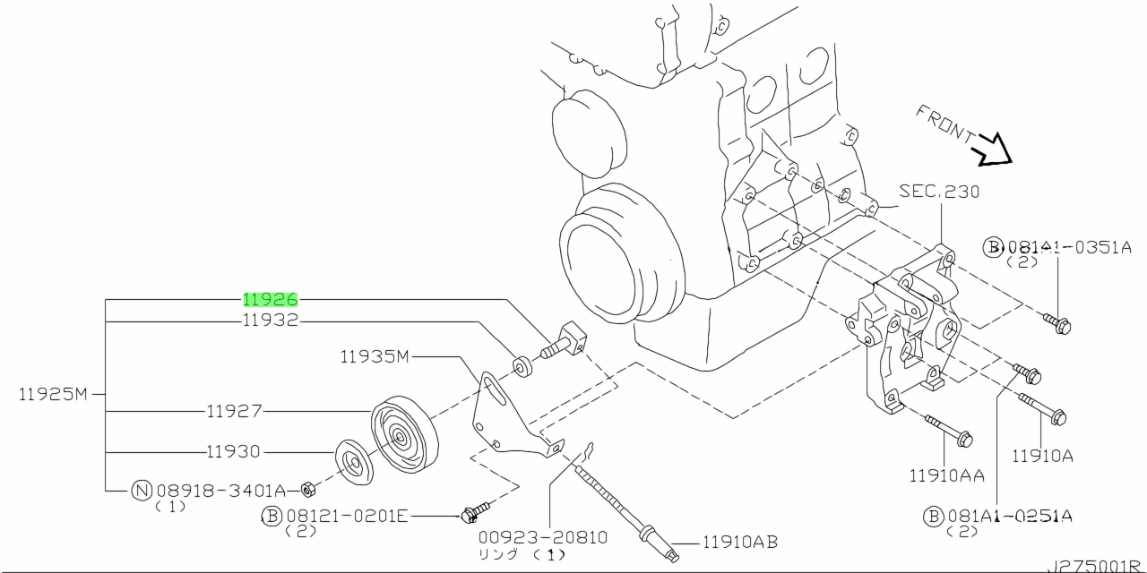 Nissan 11928 1m202