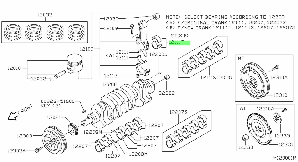 buy-genuine-nissan-121505x01b-12150-5x01b-bearing-set-connecting-rod