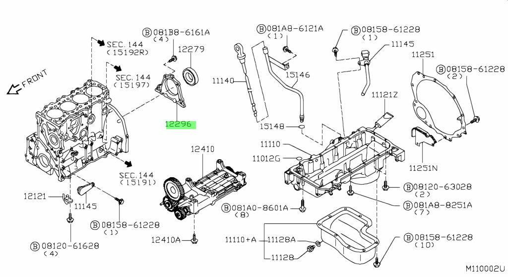 Nissan 16626 54t00