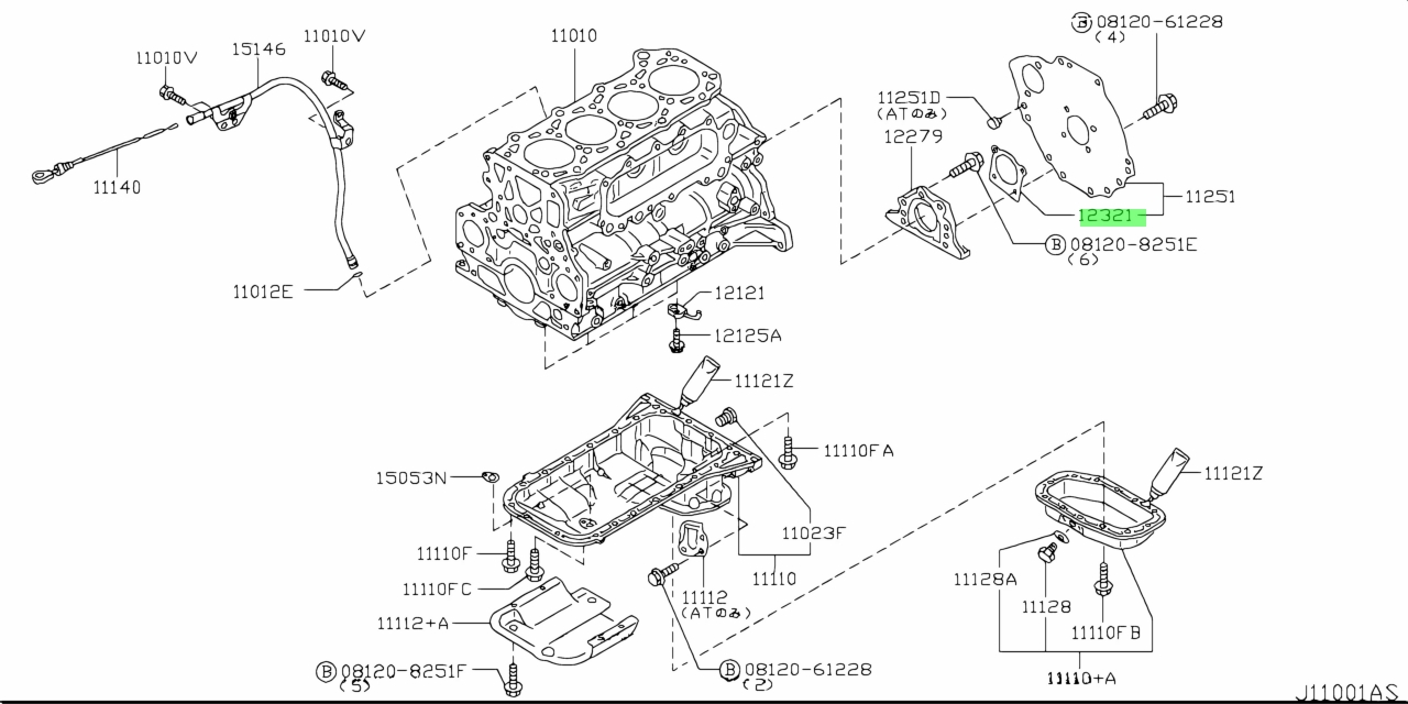 Buy Genuine Nissan 12321VC100 (12321-VC100) Gasket, Housing Flywheel ...