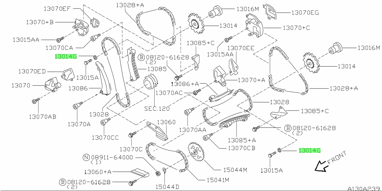 13014. 08120-8351f. 13014-00q0g. Nissan 0804106000. 13016-43g0a.