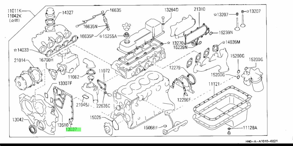 Nissan 16626 54t00