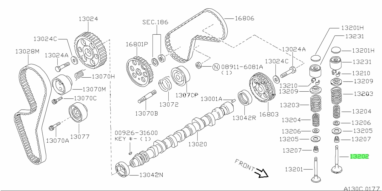 nissan-1320216a01-13202-16a01-valve-exhaust