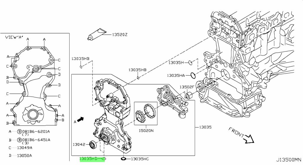 Nissan 15066 6n204